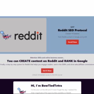 BowTiedTetra – Reddit SEO Protocol – Rank Reddit
