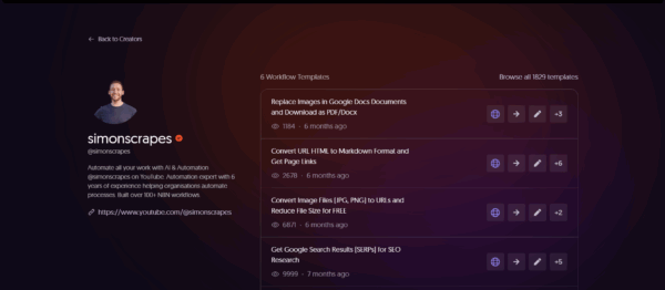 Simon Scrapes - (N8N and AI AGENTS) Scrapes AI - Masterclasses and Production Ready Templates