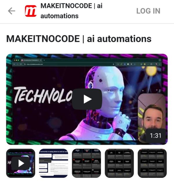 Alex Green - MAKE IT NO CODE - AI - Google SEO, Etsy, Pinterest Traffic, Voice Agent... and MORE