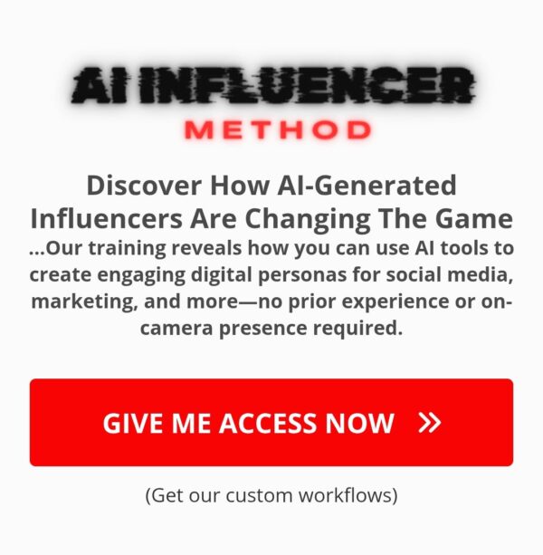 AI INFLUENCER METHOD 2025